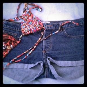 American Apparel Jean Shorts